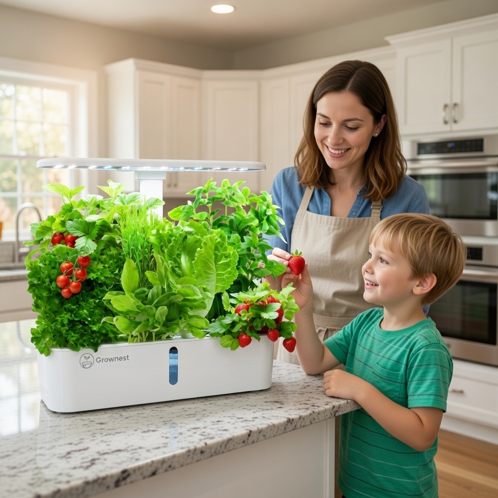 Sara's Grownest Lite in kitchen